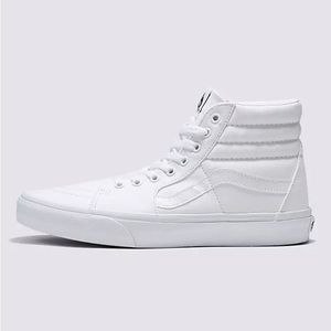 White Vans Classic High Tops M 8 W 9.5